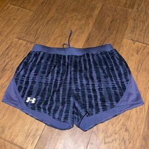Womens Under Armour Blue Loose Fit Shorts size medium